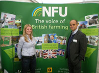 Emma McClarkin MEP and Simon Fisher of NFU